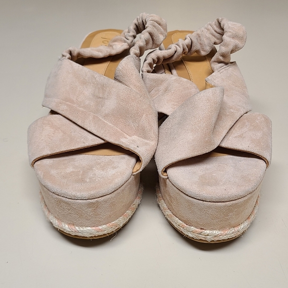 Joie Suede Garden slingback platform sandals size 38 - Picture 4 of 13